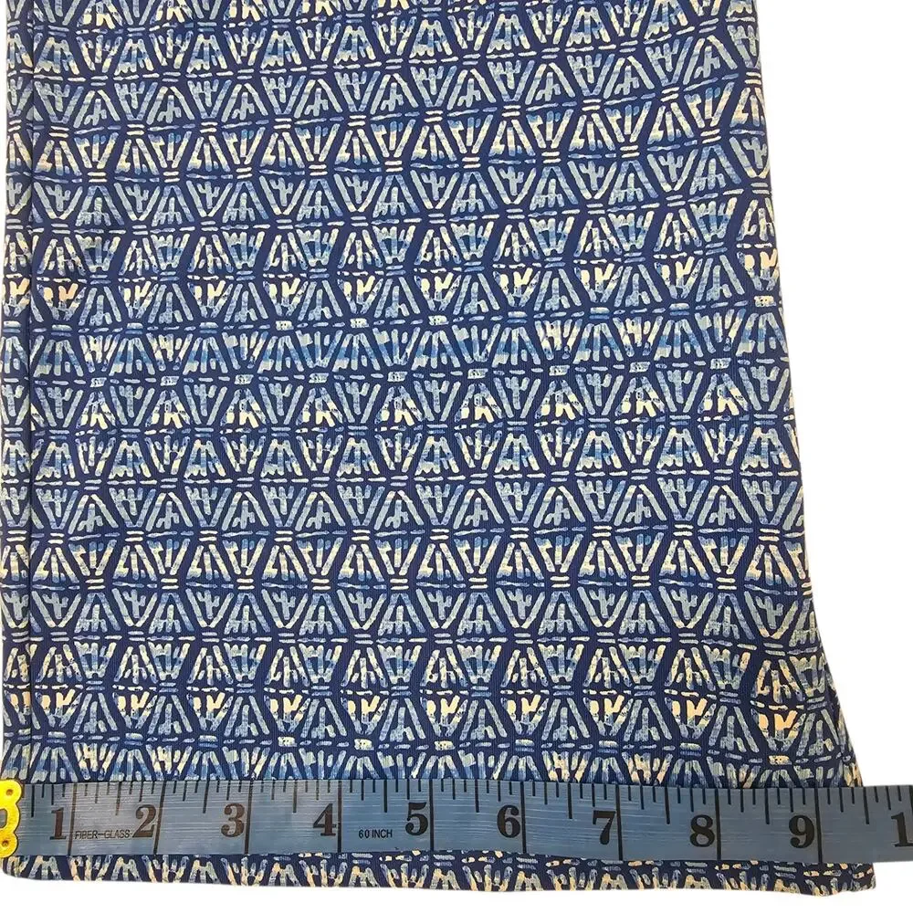 J. McLaughlin Carmel Marigot Flare Pants NWT Dark Blue/Blue/White Size L